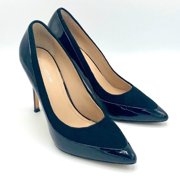 Pour La Victoire Shoes - Pour la Victoire Leather & Suede Pumps